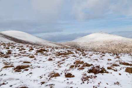 Snow in the the Paps of Anu, Co Kerry, Irelandの写真素材