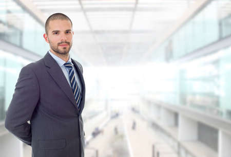 happy business man portrait at the officeの写真素材