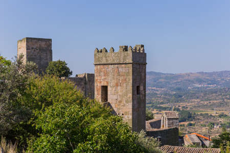 Ruins of Marialva historical village and castle in Meda, Portugalの写真素材
