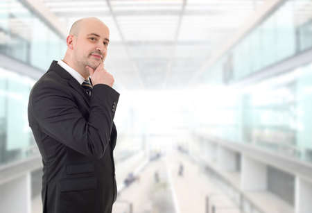 happy business man portrait at the officeの写真素材