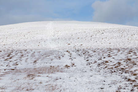 Snow in the the Paps of Anu, Co Kerry, Irelandの写真素材