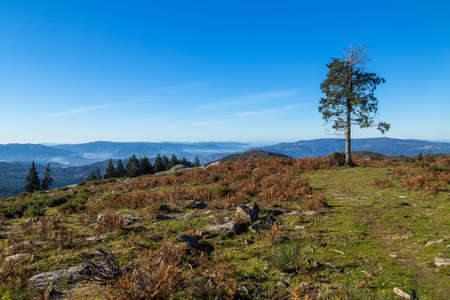 landscape view of mountain at Soajo in Norte Region Portuga,l Europeの写真素材