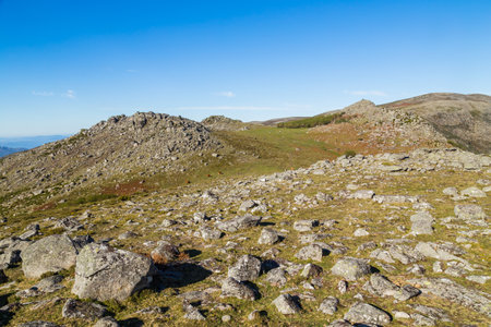 landscape view of mountain at Soajo in Norte Region Portuga,l Europeの写真素材