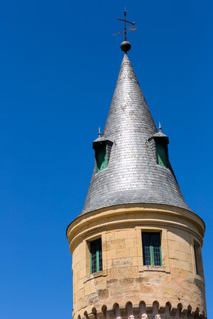 Details of the famous Alcazar castle of Segovia, Castilla y Leon, Spainのeditorial素材