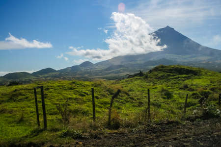 Pico mountain in Pico island, Azores. Portugalの写真素材