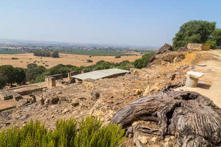 Archaeological ruins of the ancient Arab city of Medina Azahara, Cordoba. Andalusia. Spain