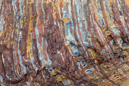 Beach rocks detail, coast of Portugal. Aljezur. Algarveの写真素材