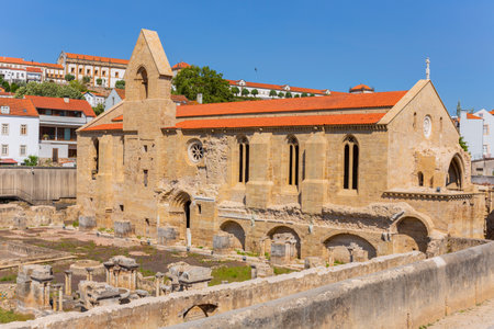 Monastery of Santa Clara a Velha in Coimbra, Portugalの写真素材