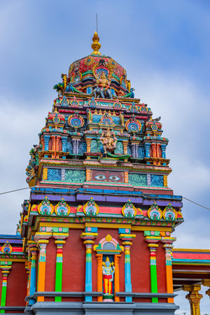 The Sri Siva Subramaniya Hindu temple in Nadi Fiji.It is the largest Hindu temple in the Southern hemisphere.のeditorial素材