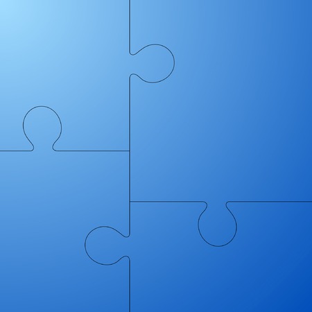 Vector puzzle icon background illustration, eps 10のイラスト素材