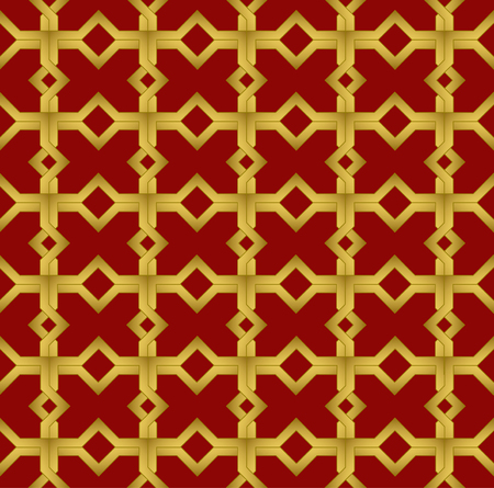 Geometric seamless ornament arabic pattern backgroundのイラスト素材