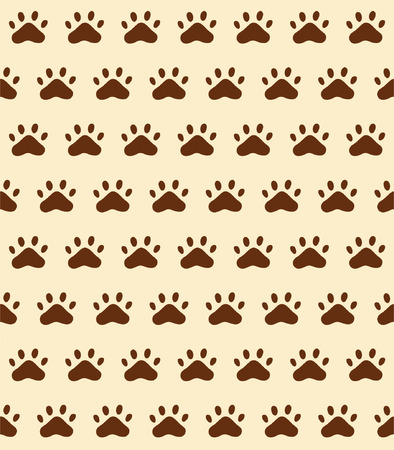 Seamless Pattern background of cat trace (track), vector illustrationのイラスト素材