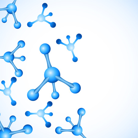 Abstract molecules design vector illustrationのイラスト素材