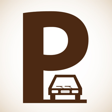 Parking graphic design vector illustrationのイラスト素材