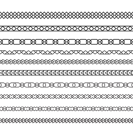 Ornamental border frame patterns page decoration vectorのイラスト素材