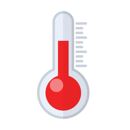 Vector thermometer web icon, stock illustrationのイラスト素材