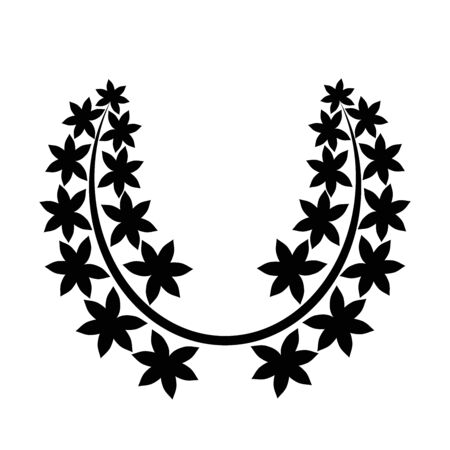 Laurels, Floral Elements for Banners and Posters designのイラスト素材