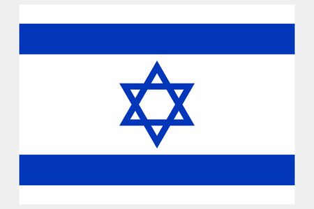 Israel flag vector template background realistic copyのイラスト素材