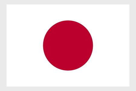 Japan flag vector template background realistic copyのイラスト素材