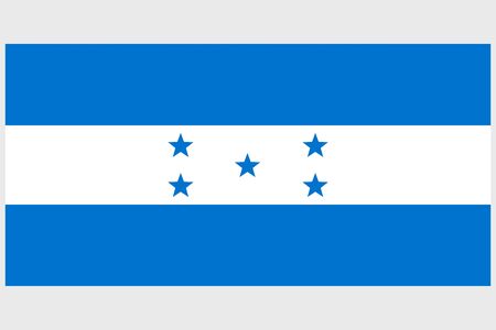 Honduras flag vector template background realistic copyのイラスト素材