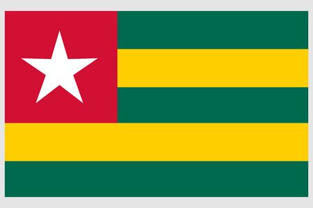 Togo vector template background realistic copyのイラスト素材