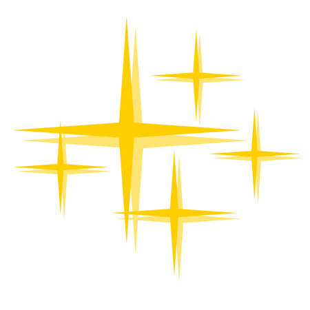 Twinkle festive or holiday star particles, glitter sparkles and magic sparkle, or shine glitter starburst for greeting card, banner or poster, stock vector illustrationのイラスト素材