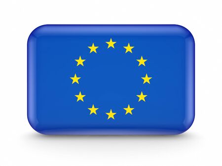 European Union flag icon の写真素材