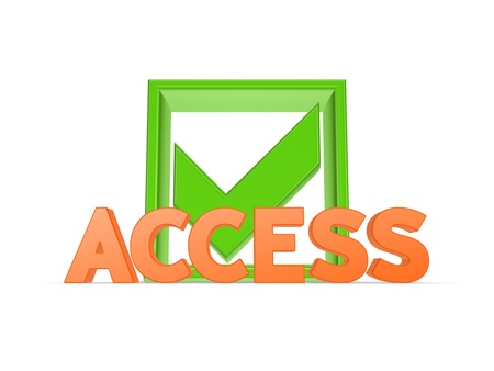 Access concept の写真素材