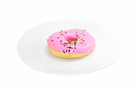Donut Strawberryの写真素材