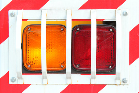 tail light of the truck