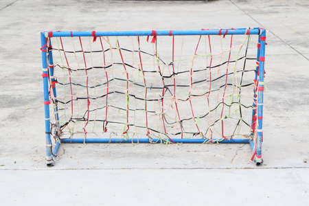 Low cost goal of local Futsal yard