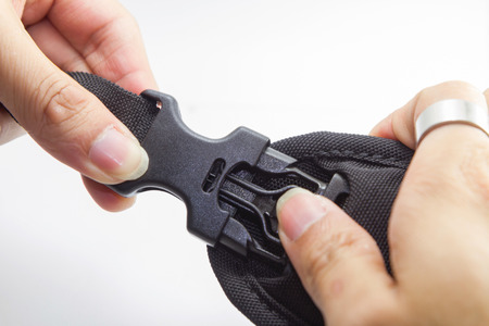 Unlock the clip lock strap