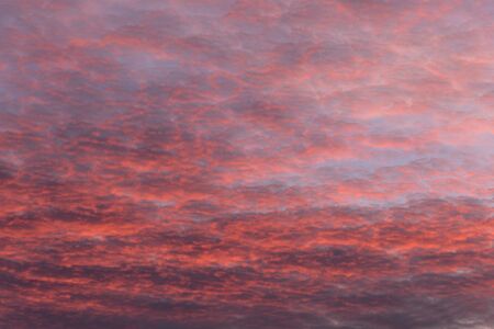 red cloud on sky