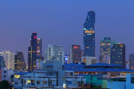 high building in city