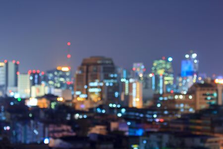Blur high building in cityの写真素材