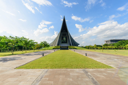 Prince Mahidol Hall building of Mahidol universityのeditorial素材