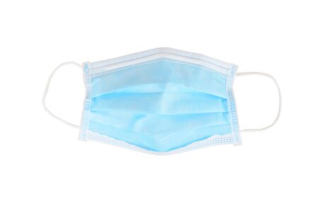 hygienic mask on white background with work pathの写真素材