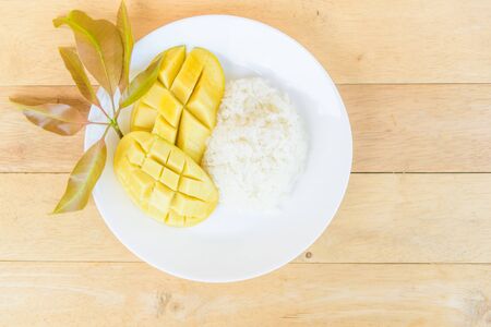 Mango Sticky Riceの写真素材