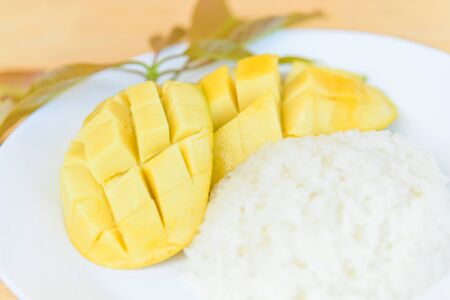 Mango Sticky Riceの写真素材
