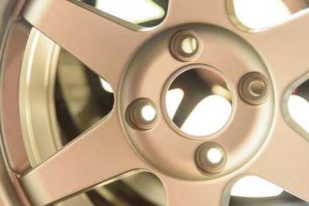 golden mag of car wheel