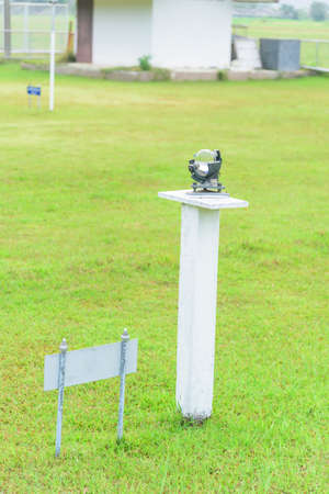 Campbell-Stokes Recorder for recoding data and weather forecastの写真素材