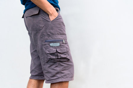 shot cargo pant for the manの写真素材