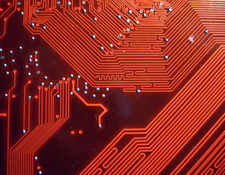 Printed circuit board - computer motherboard