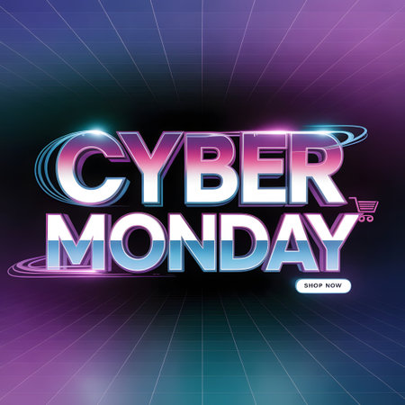 Cyber Monday sale background,の素材