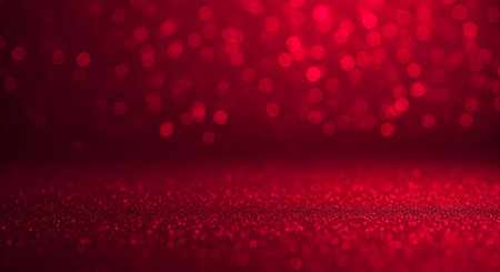 A mesmerizing red glitter background creates a captivating and festive atmosphere, perfect for adding a touch of sparkleの素材