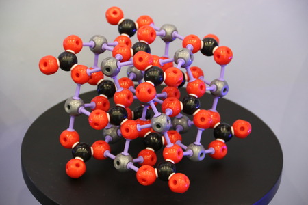 Model the formation of crystalsの写真素材