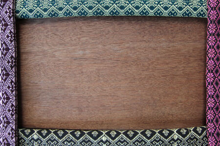 Hand-woven cloth from the northern Thai.の写真素材