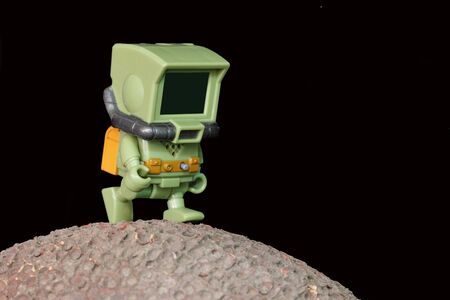 Robotic exploration on the planetの写真素材