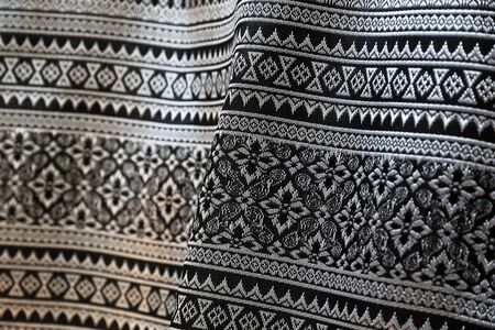 Thailand black fabricの写真素材