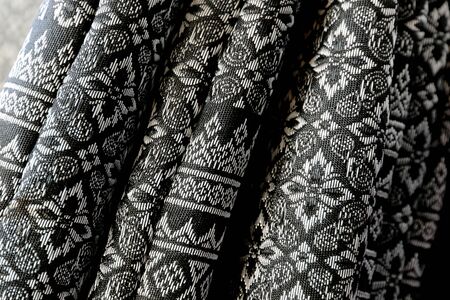 Thailand black fabricの写真素材